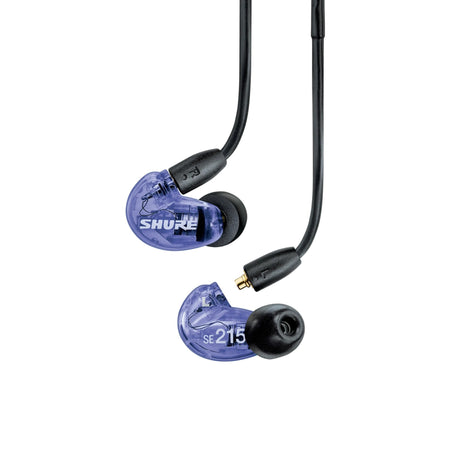 Shure SE215SPE-PL Sound Isolating Earphones, Purple