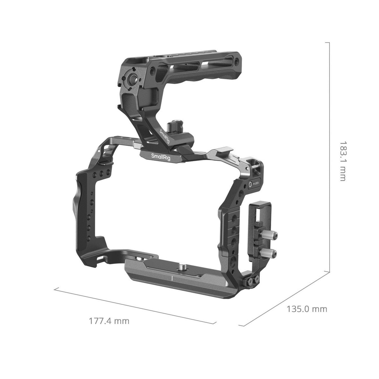 SmallRig 5197 Cage Kit for Canon EOS R6 Mark II Lightweight Design