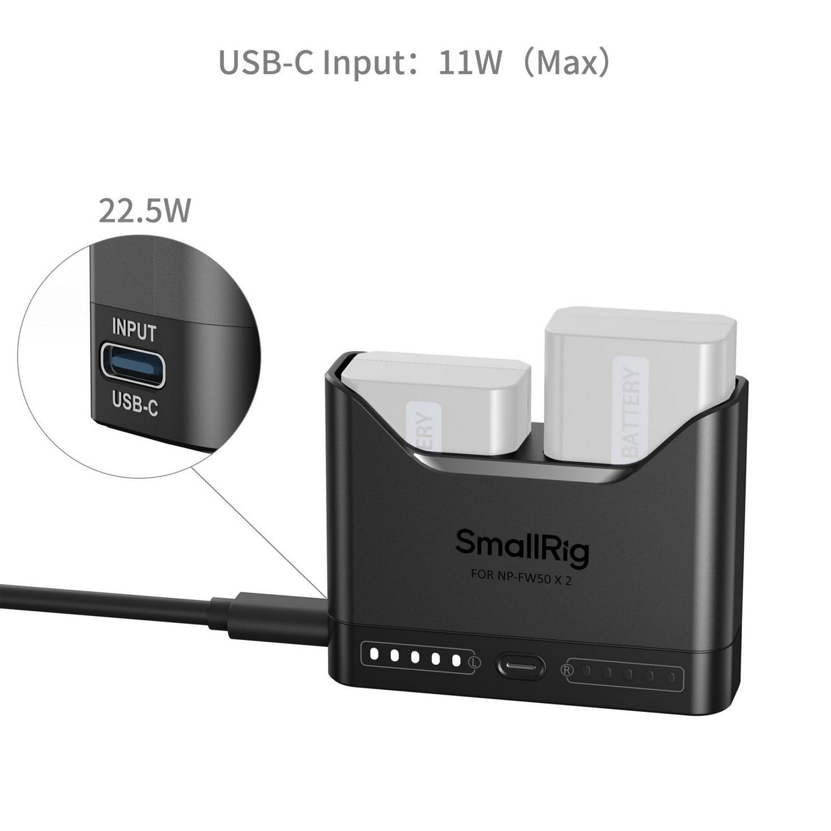 SmallRig Camera Battery Charger Series for Select Batteries