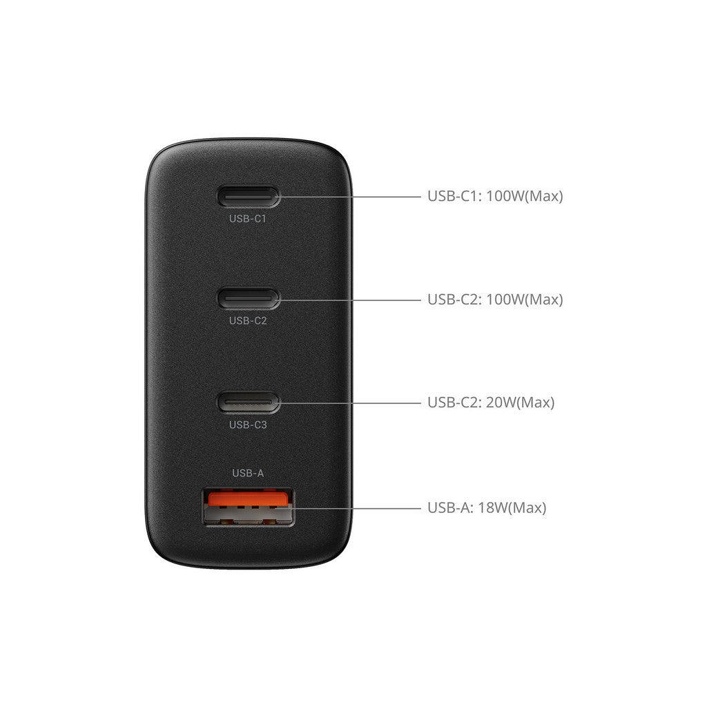 SmallRig 6564 100W GaN Charger With Four USB Ports, US Standard