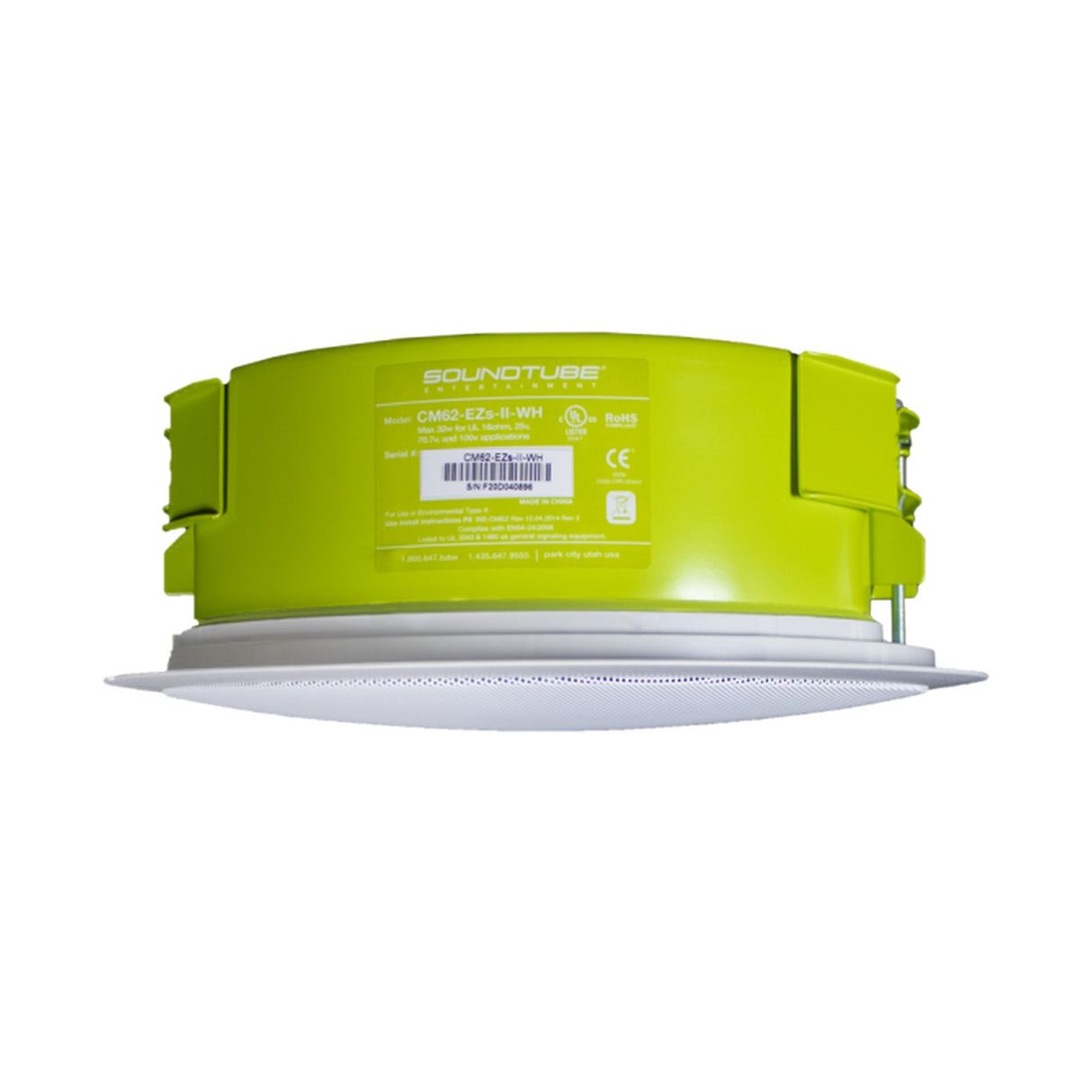 SoundTube CM62‑EZs‑II 6.5-Inch Shallow In‑Ceiling Speaker with Shortcan