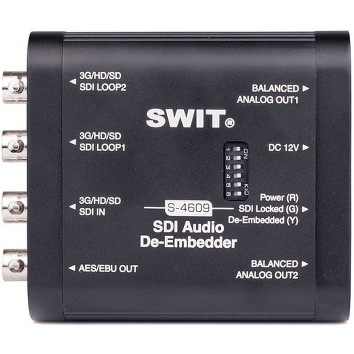 SWIT S-4609 Portable 3G-SDI Audio De-Embedder
