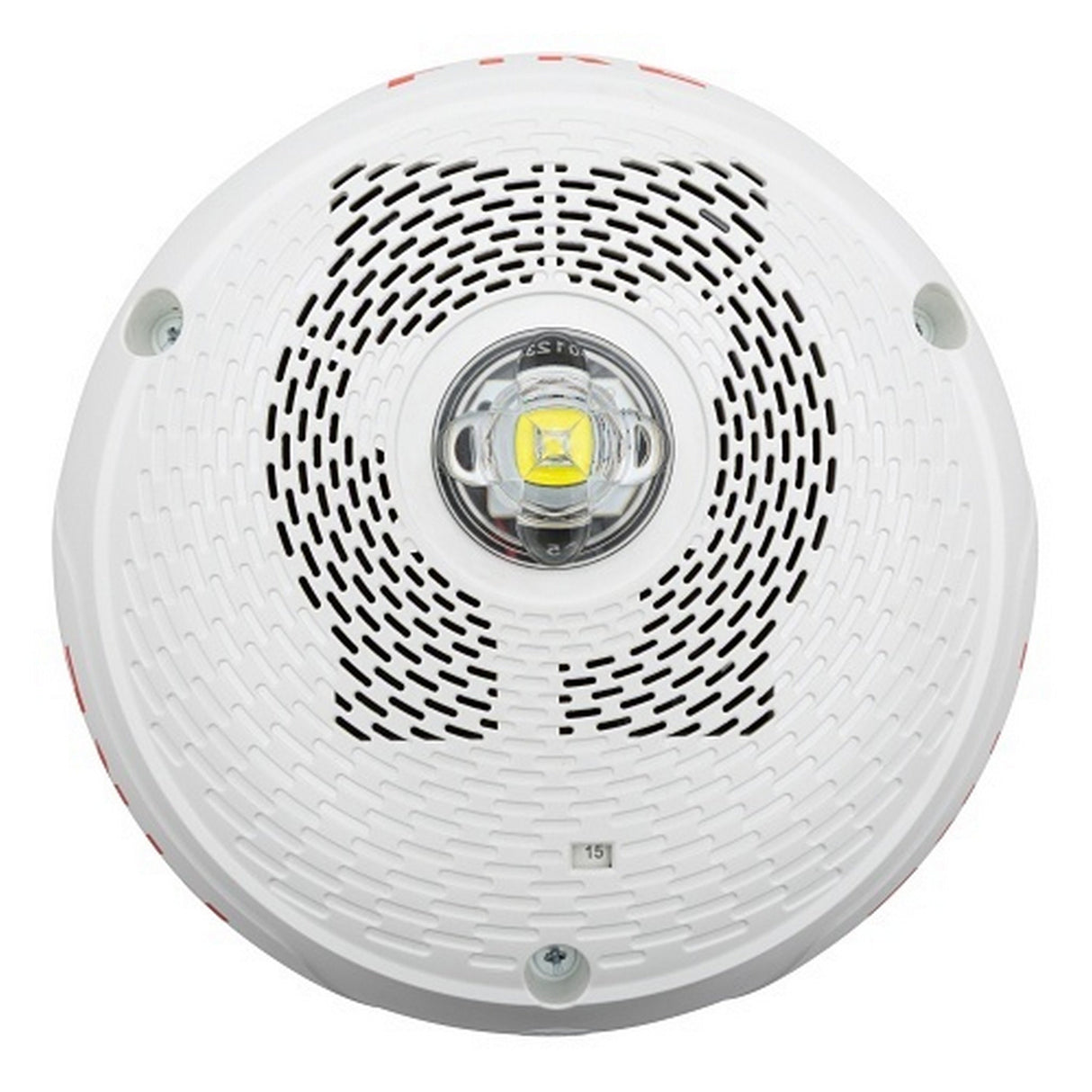 System Sensor SPSCWKLED Outdoor LED Speaker Ceiling Strobe, White
