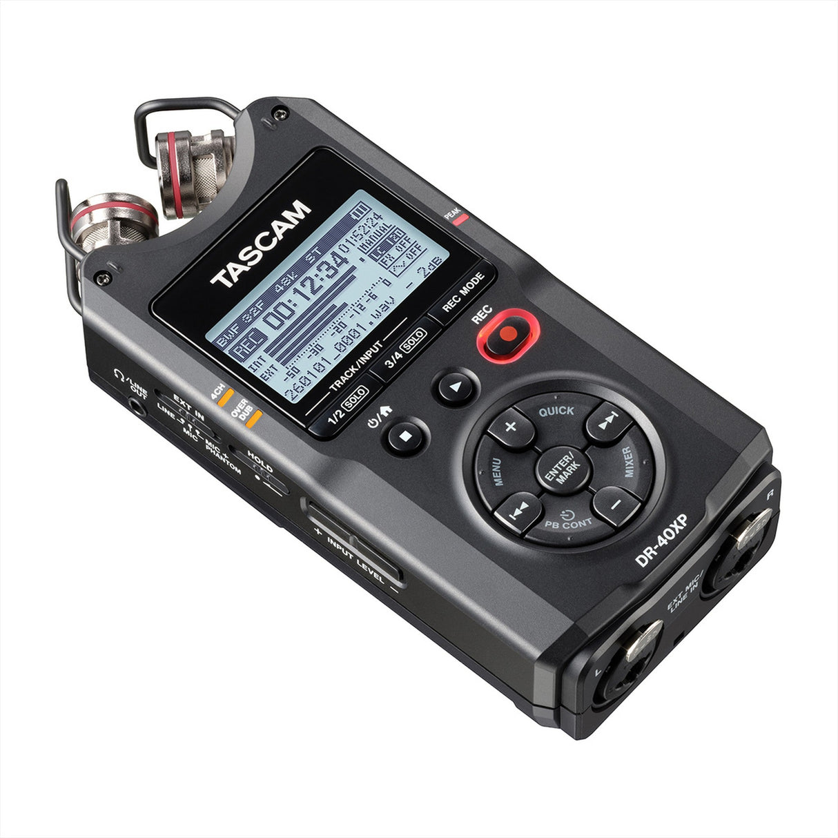 TASCAM DR-40XP 4-Channel 32-Bit USB-C Float Portable Field Recorder