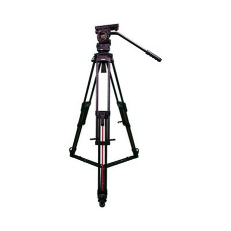Teris TS-H12CF-Q 2-Stage Carbon Fiber Tripod System with 100mm Flat Base Fluid Head