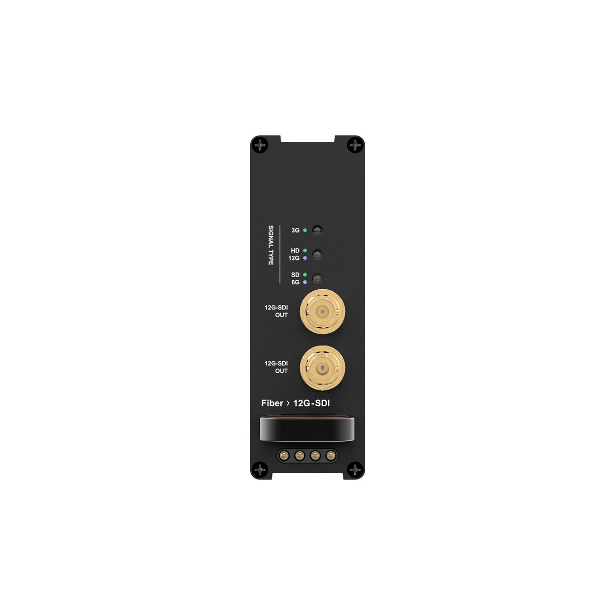 Theatrixx Reversible Module Fiber to 12G-SDI Converter Single-Mode or Multi Mode Optical SDI on ST OpticalCON DUO
