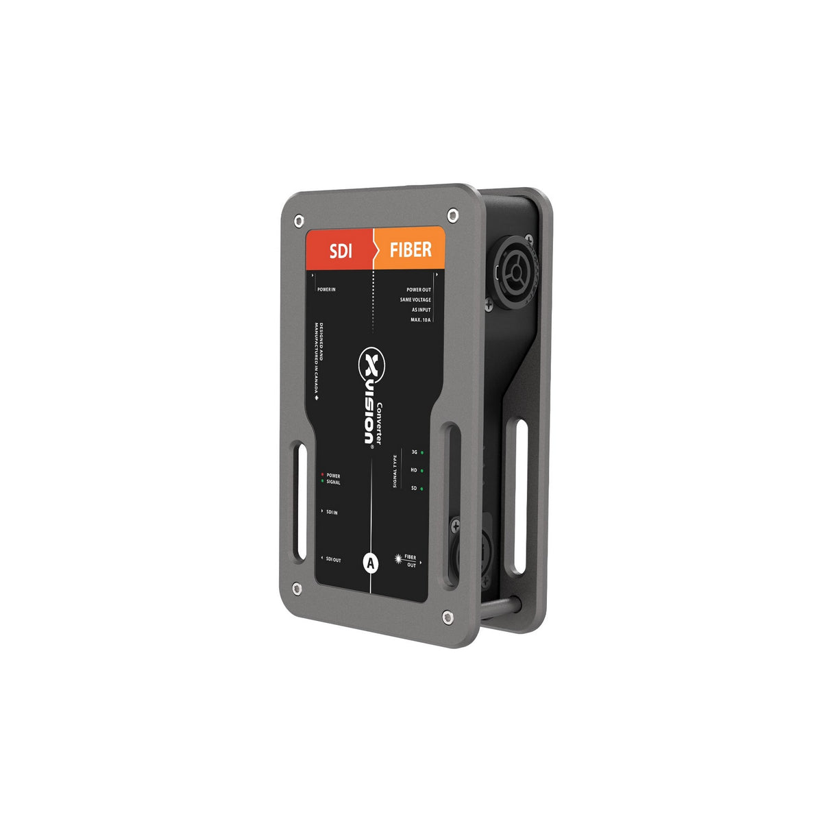 Theatrixx 3G-SDI to Fiber with Embedded Audio Single-Mode or Multi Mode Optical SDI on ST OpticalCON DUO or OpticalCON