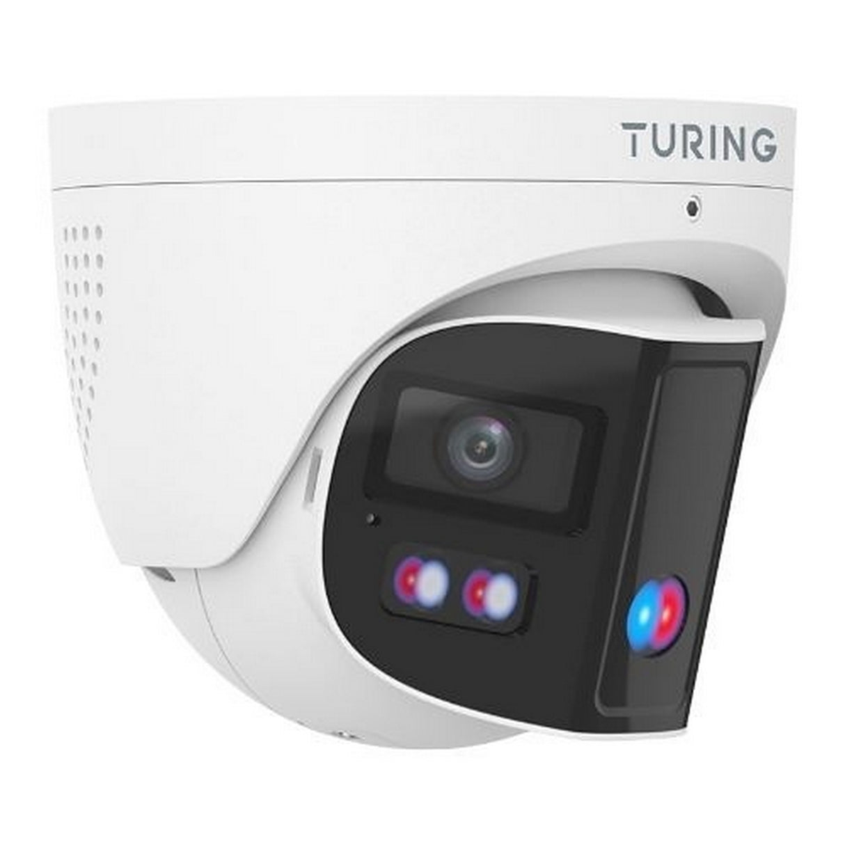 Turing Video TP-X2EAD8MPR-1Y 8MP Panoramic Dual-Sensor Active Deterrence Camera with TV-CORE1Y License