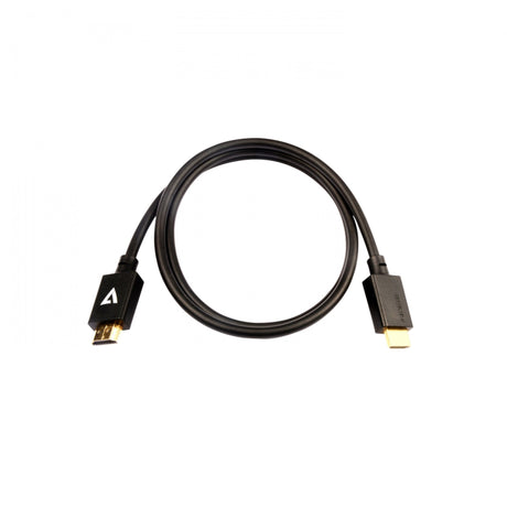 V7 V7HDMIPRO-1M-BLK 48 Gbps 8K UHD HDMI 2.1 Cable 3.3-Foot Black