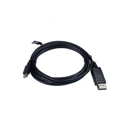 V7 V7MDP2DP-6FT-BLK-1E Mini DisplayPort 1.2 to DisplayPort 1.2 Male 21.6 Gbps 4K UHD Cable, 6.6-Foot, Black