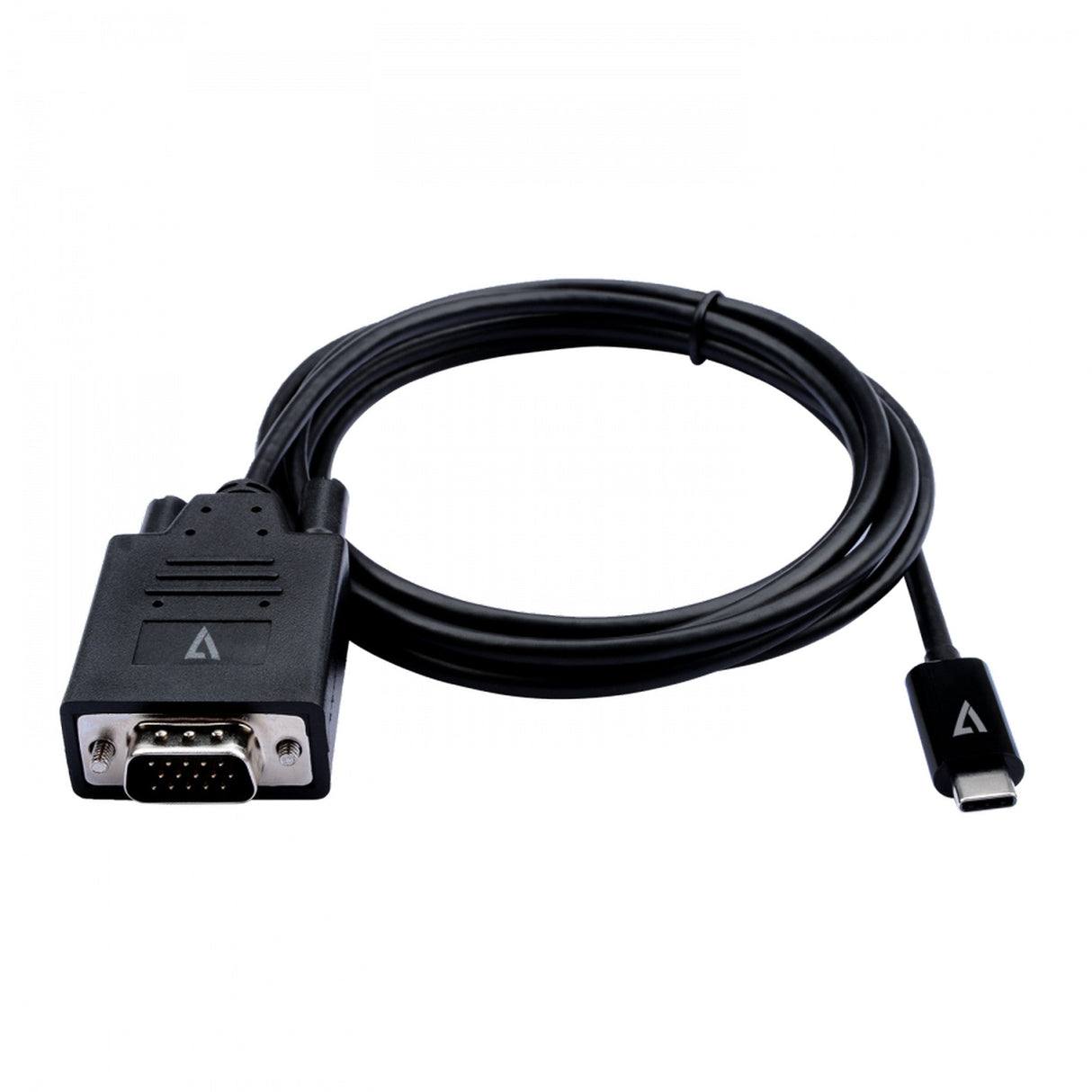 V7 V7UCVGA-2M USB-C to VGA Adapter Cable 6.6-Foot