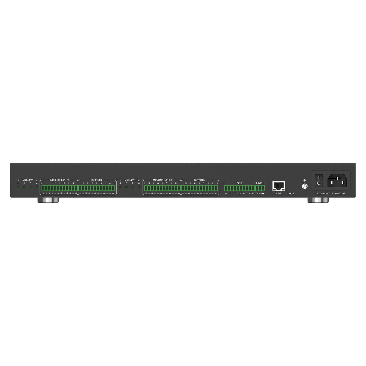 VigilLink 8x8 Dante Audio Processor