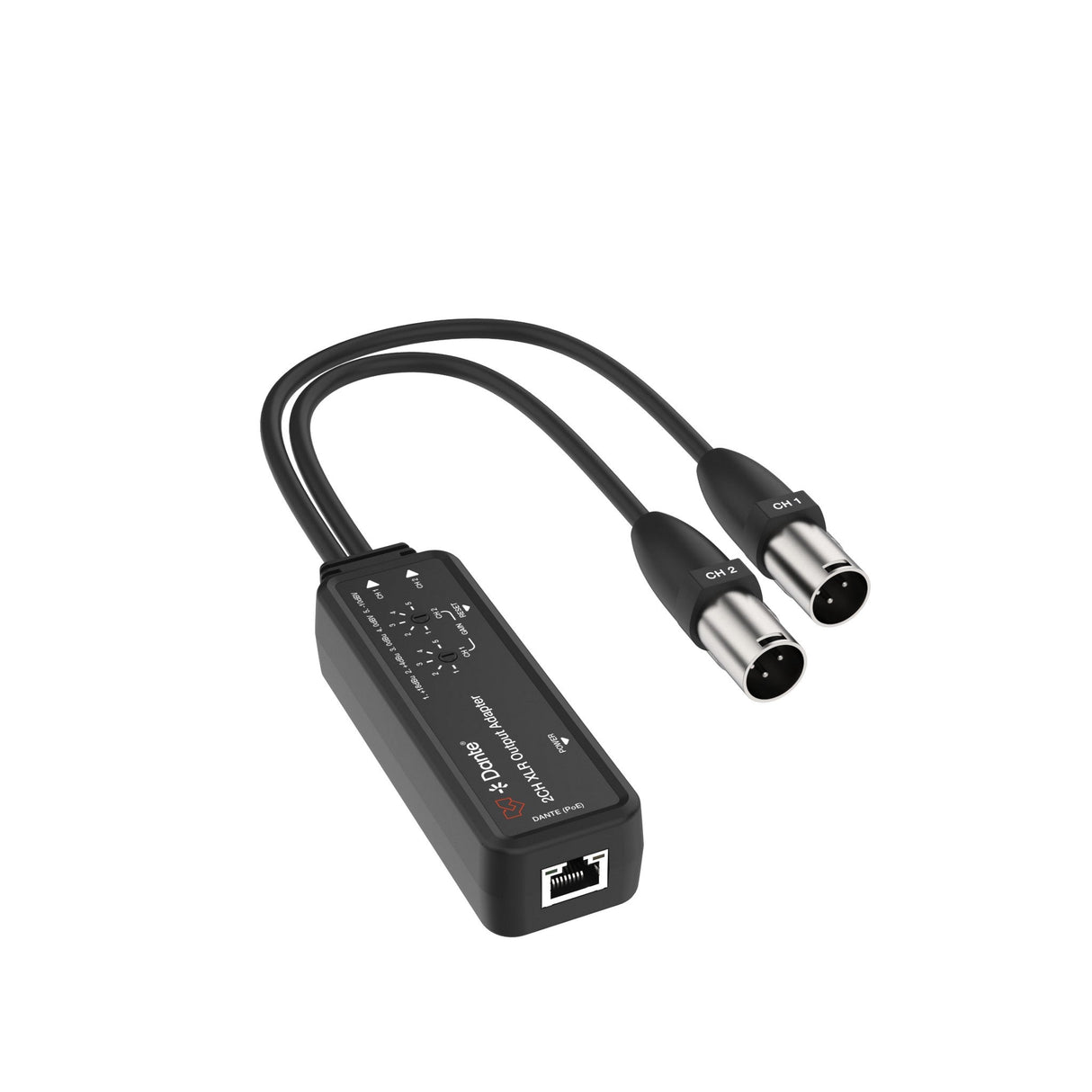 VigilLink 2-Channel Dante XLR Output Adapter