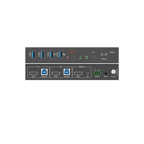 VigilLink 2-Port 4K60 HDMI KVM Switcher