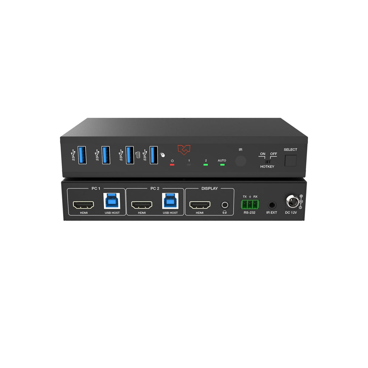 VigilLink 2-Port 8K HDMI KVM Switcher