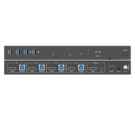 VigilLink 4-Port 8K HDMI KVM Switch