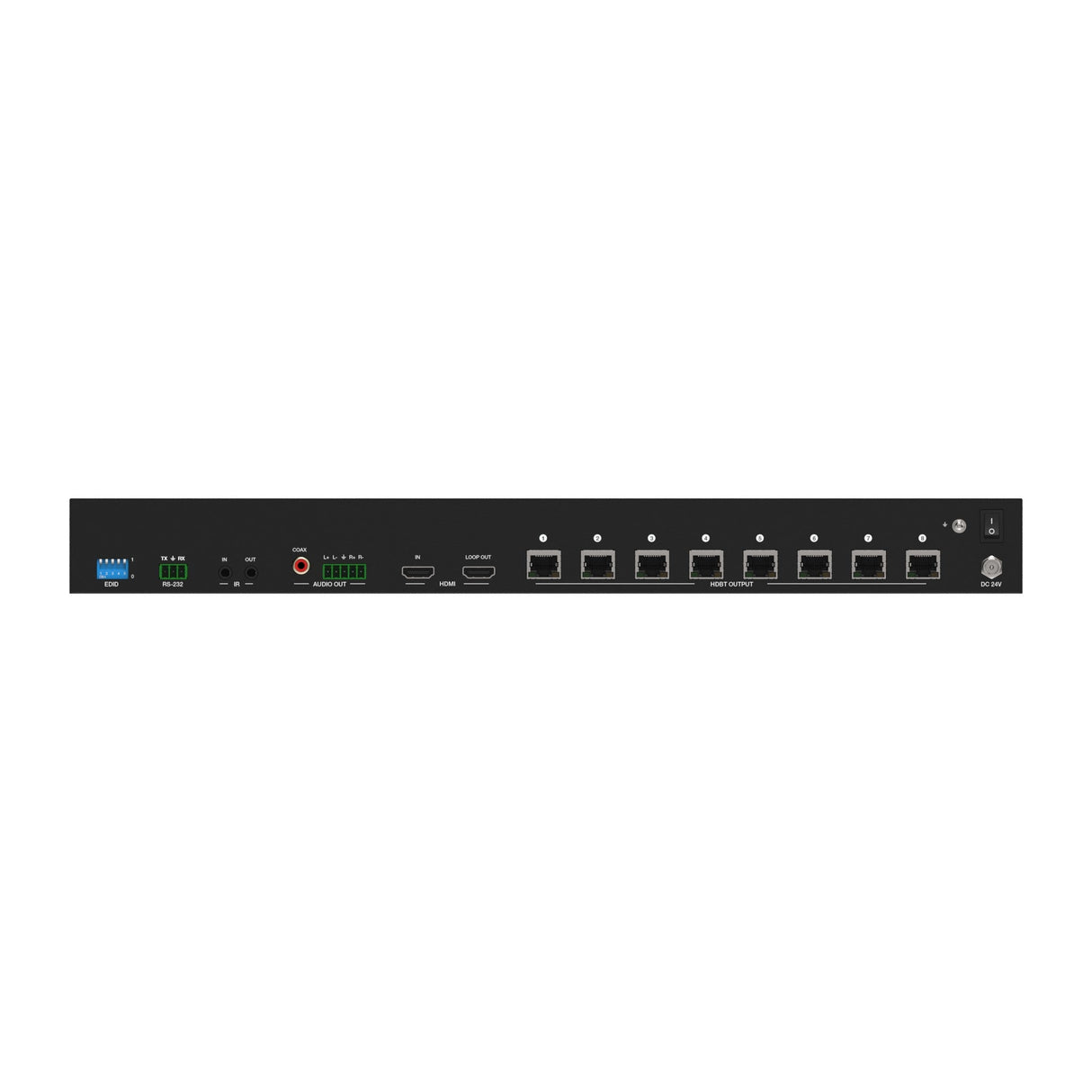 VigilLink 2x2 HDMI High-Speed 8K 2.1 Distribution Amplifier with Video Switching