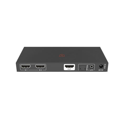 VigilLink 48Gbps HDMI 2.1 2x1 Switcher with Audio De-embedder