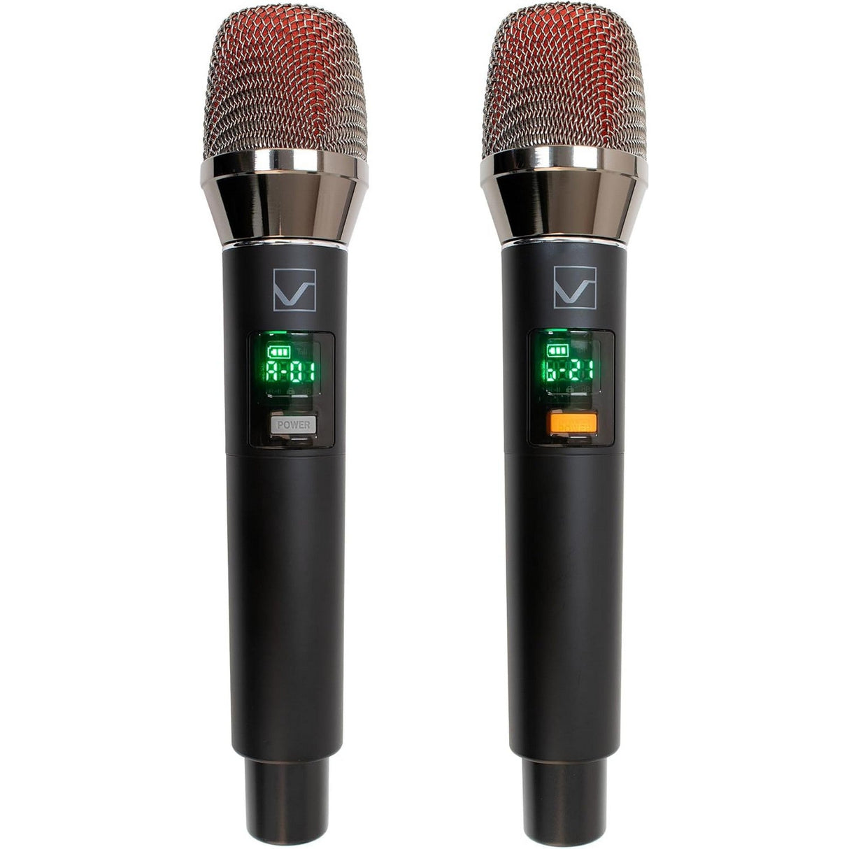 VocoPro Aura Singer 100W Tower Karaoke System with Wireless Mics