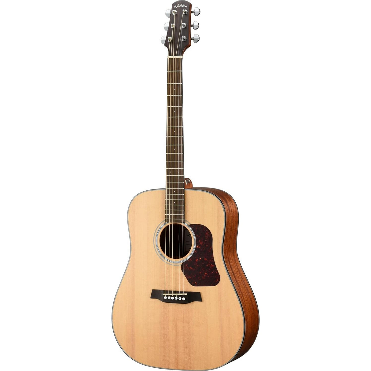 Walden D550E/W Natura 500 Dreadnought Acoustic-Electric Guitar, Open Pore Satin Natural Finish
