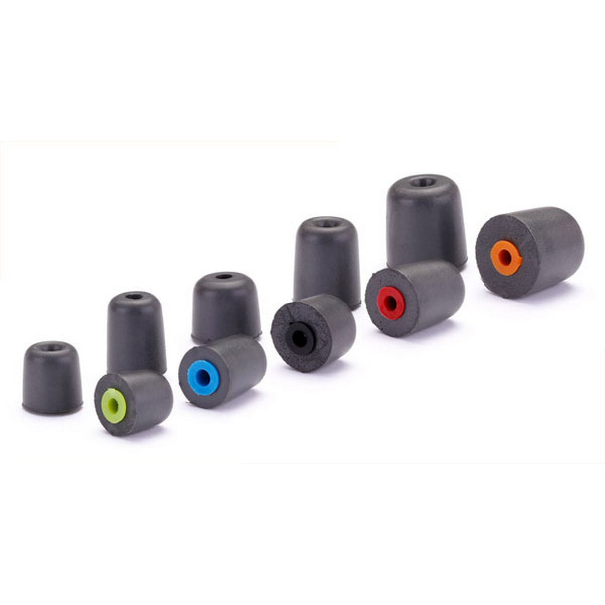 Westone 11.6mm Universal Foam Eartips, 10-Pack, Multi-Color Set