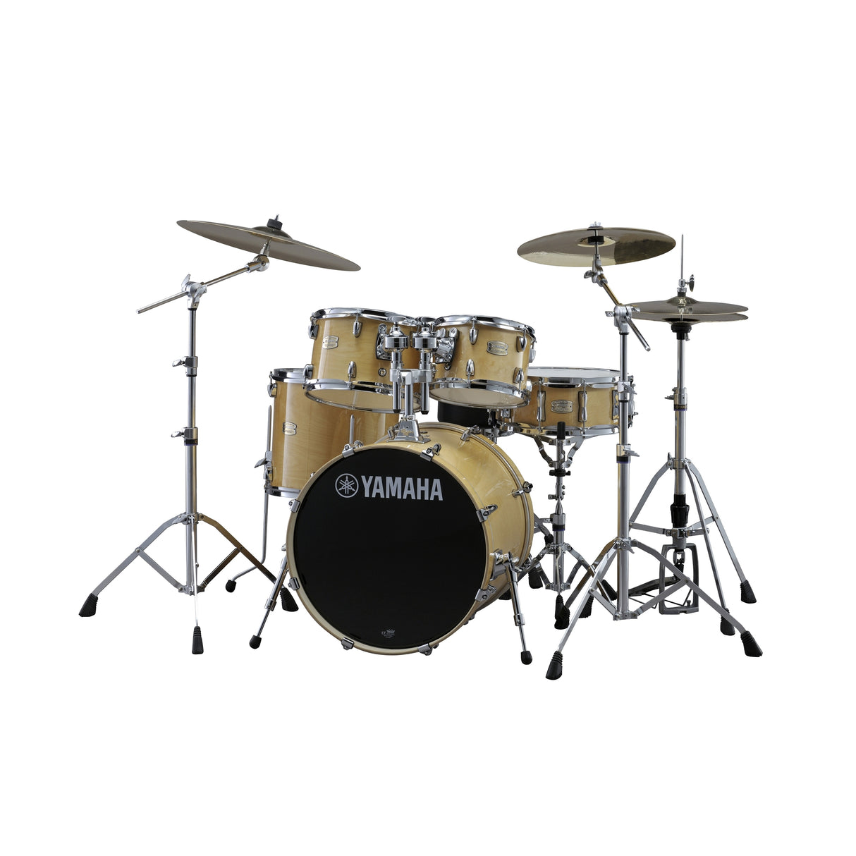 Yamaha Stage Custom Birch Acoustic Multi-Piece Drum Kit - Natural Wood / 3-piece set: 1x 18’’ Bass, 1x 12’’ Tom, 1x