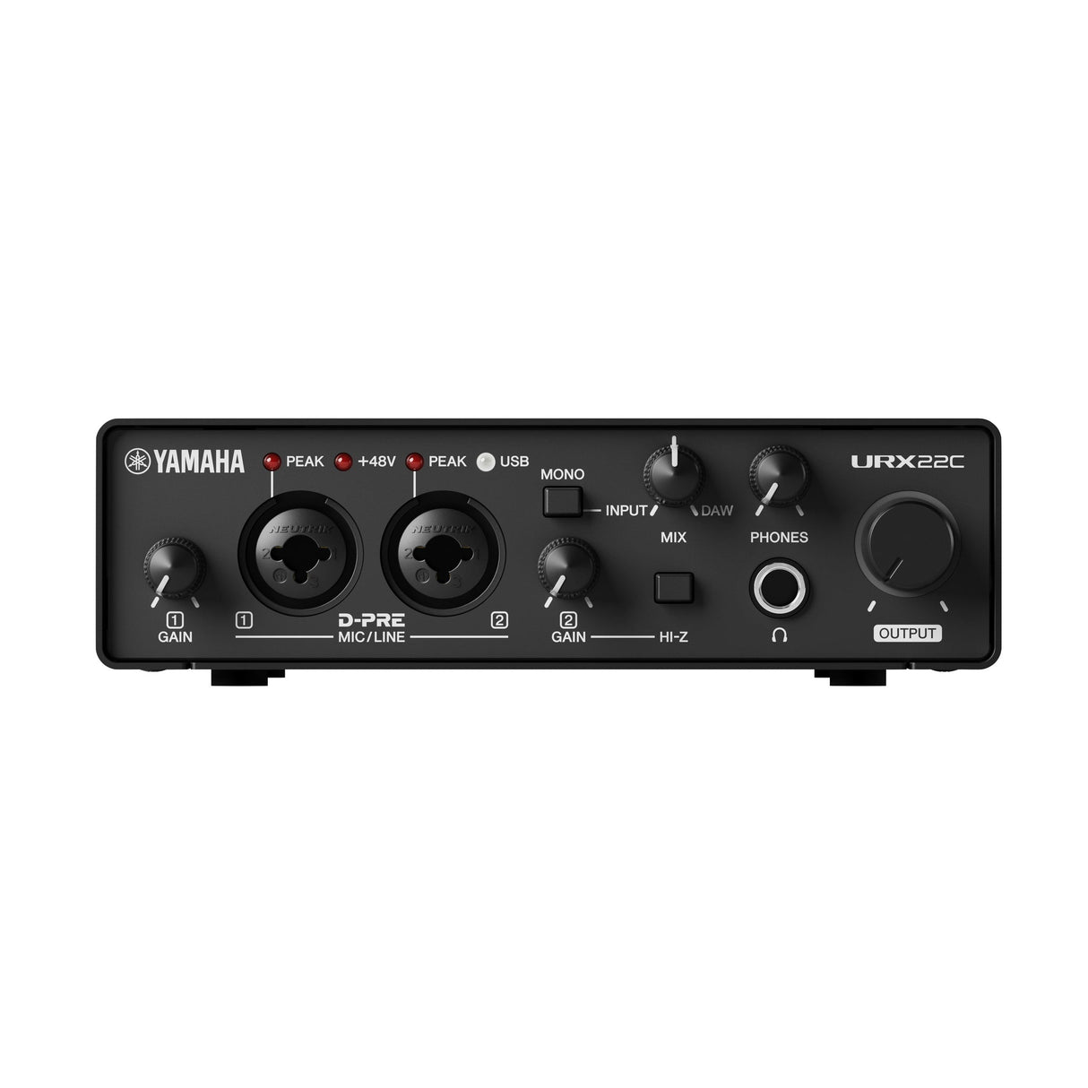 Yamaha URX22C 2x2 USB-C Audio MIDI Interface