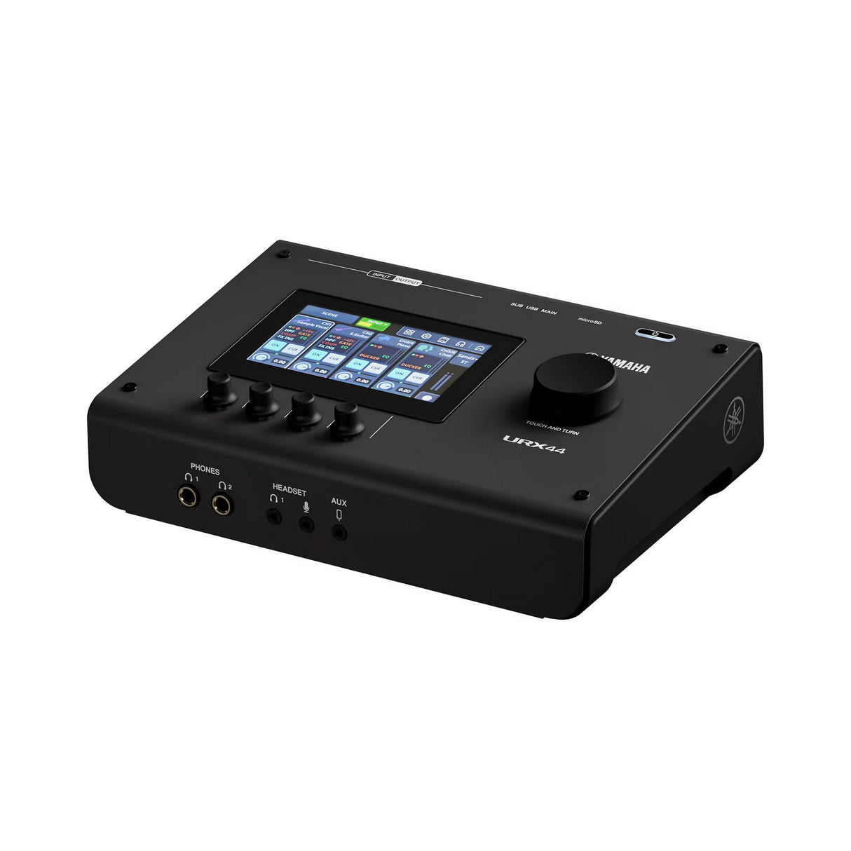Yamaha URX44 6-In / 4-Out Dual USB-C Audio Interface with Touchscreen
