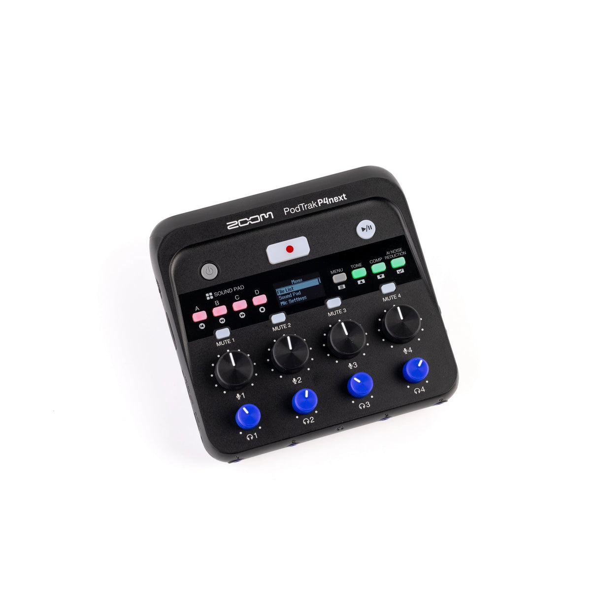 Zoom PodTrak P4next Portable Multi-Track Podcast Recorder