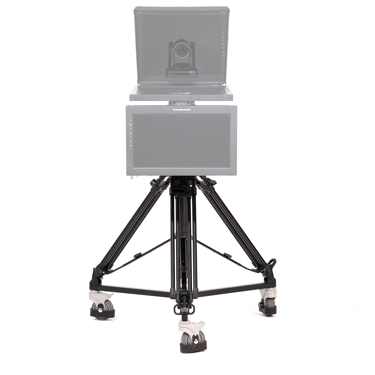 Ikan EI-PTZ-PEDESTAL Pneumatic Aluminum PTZ Pedestal with 100mm Flat Base
