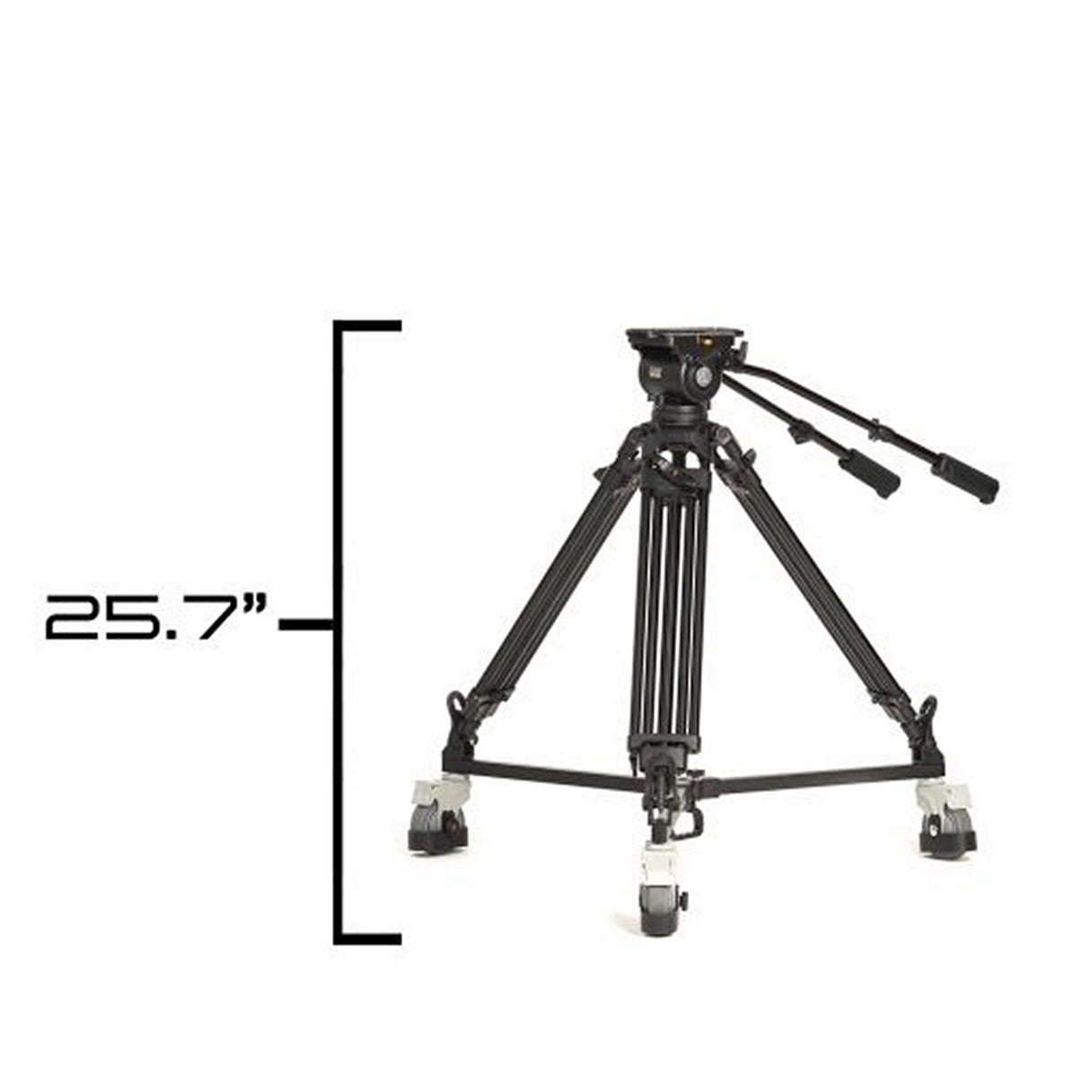 Ikan PT4500-TM-V3-TRIPOD 15-inch SDI Teleprompter Tripod Dolly Turnkey Bundle