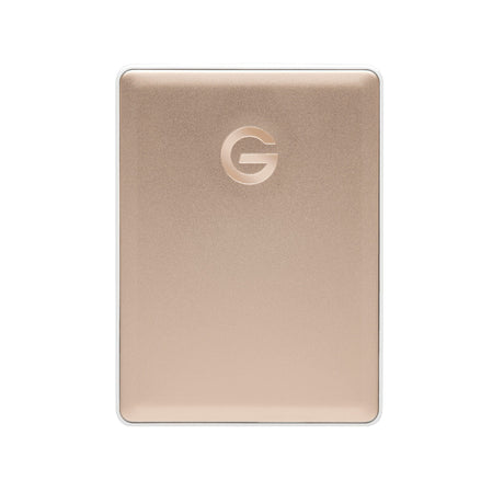 G-Technology G-DRIVE Mobile USB-C Portable Drive, 1TB, Gold