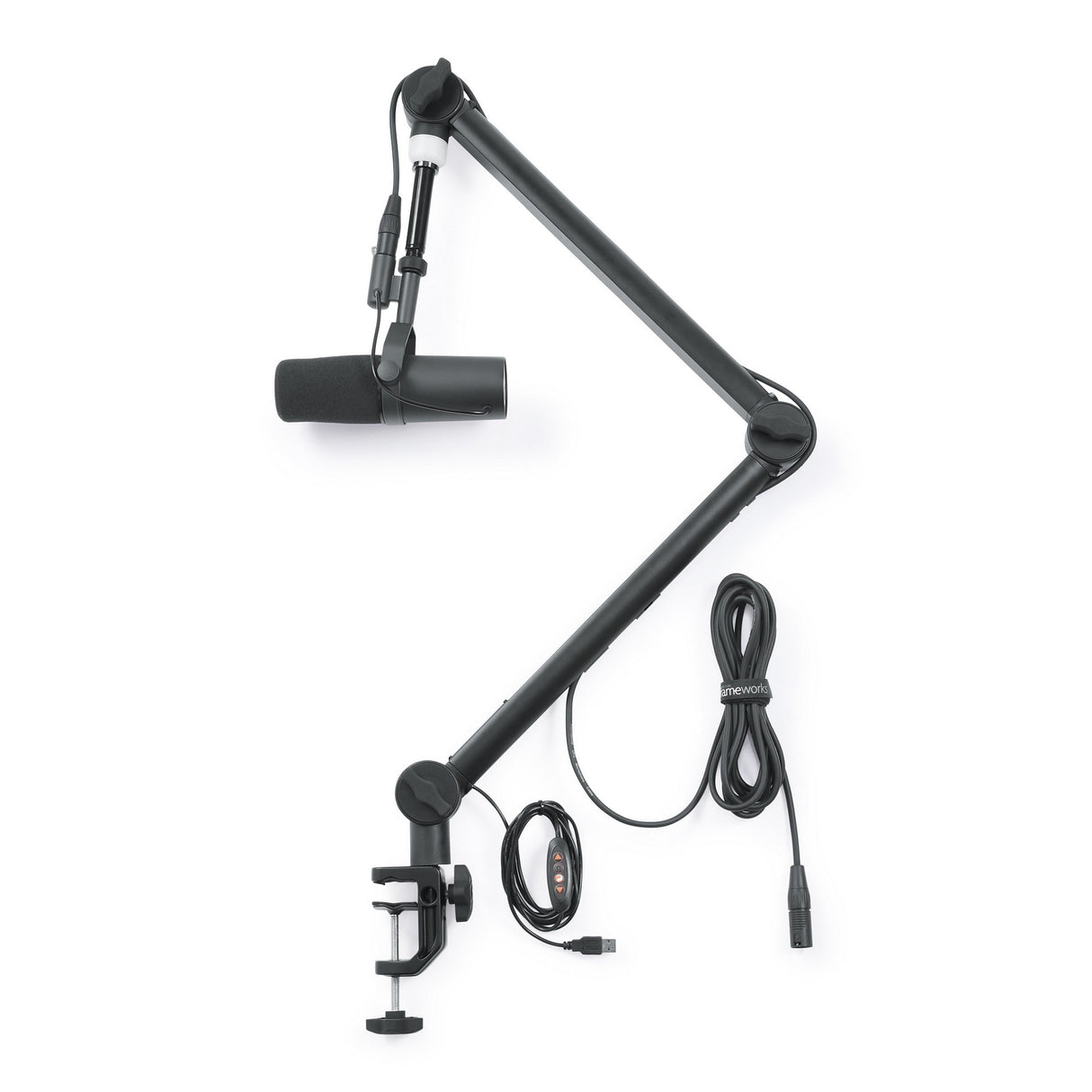 Gator GFWMICBCBM4000 Professional Broadcast Boom Microphone Stand with LED Light (Used) - used
