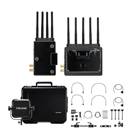 Teradek 10-2310-G Bolt 6 XT 1500 12G-SDI/HDMI Wireless Transmitter/Receiver, Gold Mount