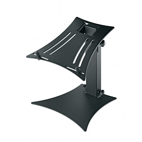 K&M 12190 Foldable Laptop Stand for Mobile DJs and Musicians