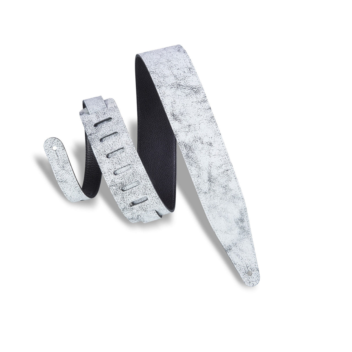 Levy’s Distressed Guitar Strap White - accessories