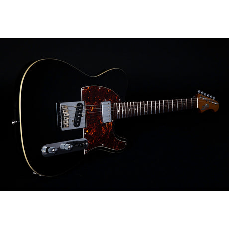 JET Guitars JT-350 BK R SH Basswood Body Electric Guitar with Roasted Maple Neck and Rosewood Fretboard - guitar
