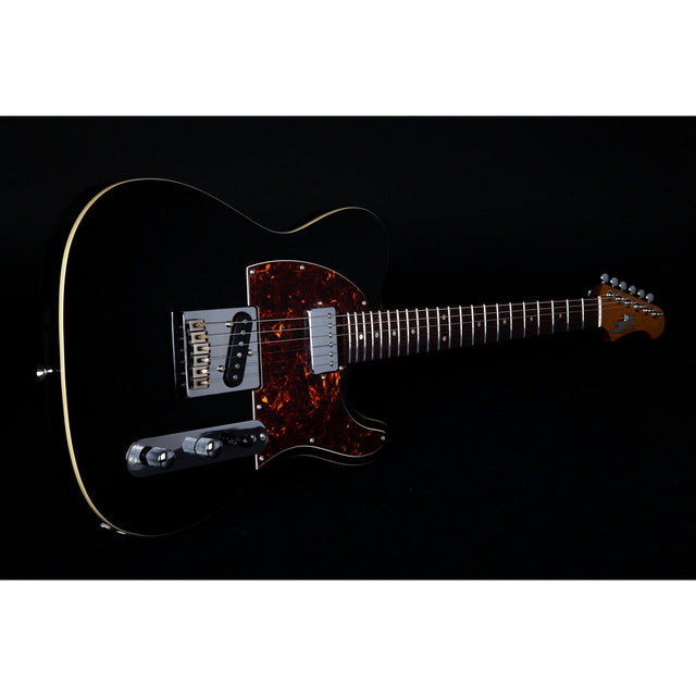JET Guitars JT-350 BK R SH Basswood Body Electric Guitar with Roasted Maple Neck and Rosewood Fretboard - guitar