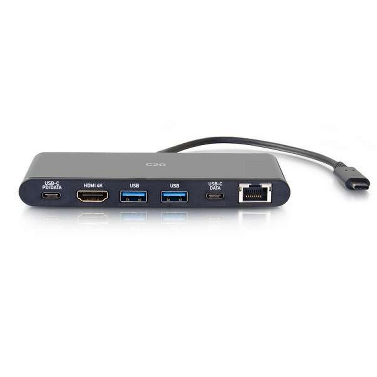 C2G USB-C 6-In-1 Mini Dock with HDMI and Ethernet