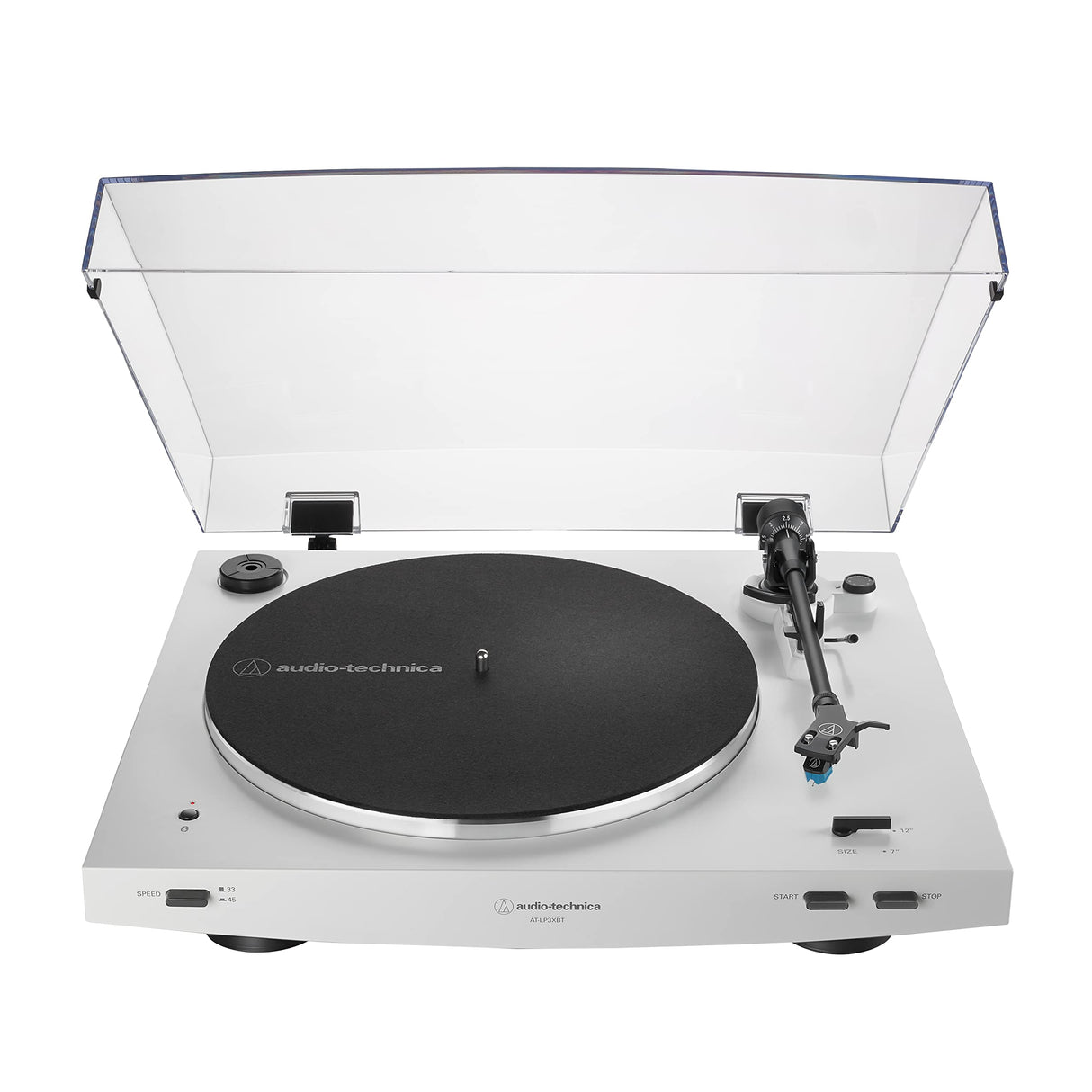 Audio-Technica AT-LP3XBT Automatic Belt-Drive Wireless and Analog Turntable - White