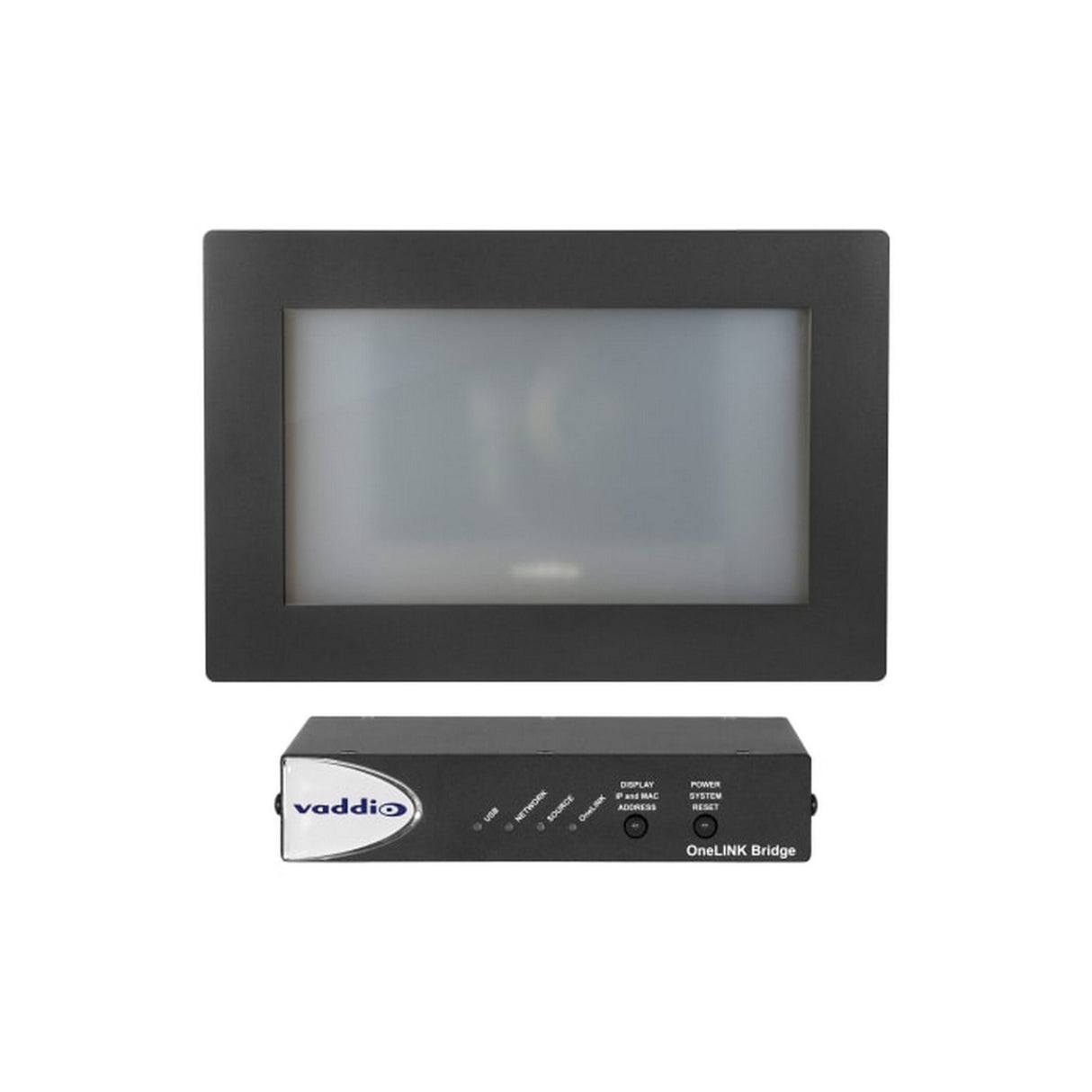 Vaddio RoboSHOT IW Smart Glass OneLINK Bridge PTZ Camera System Black