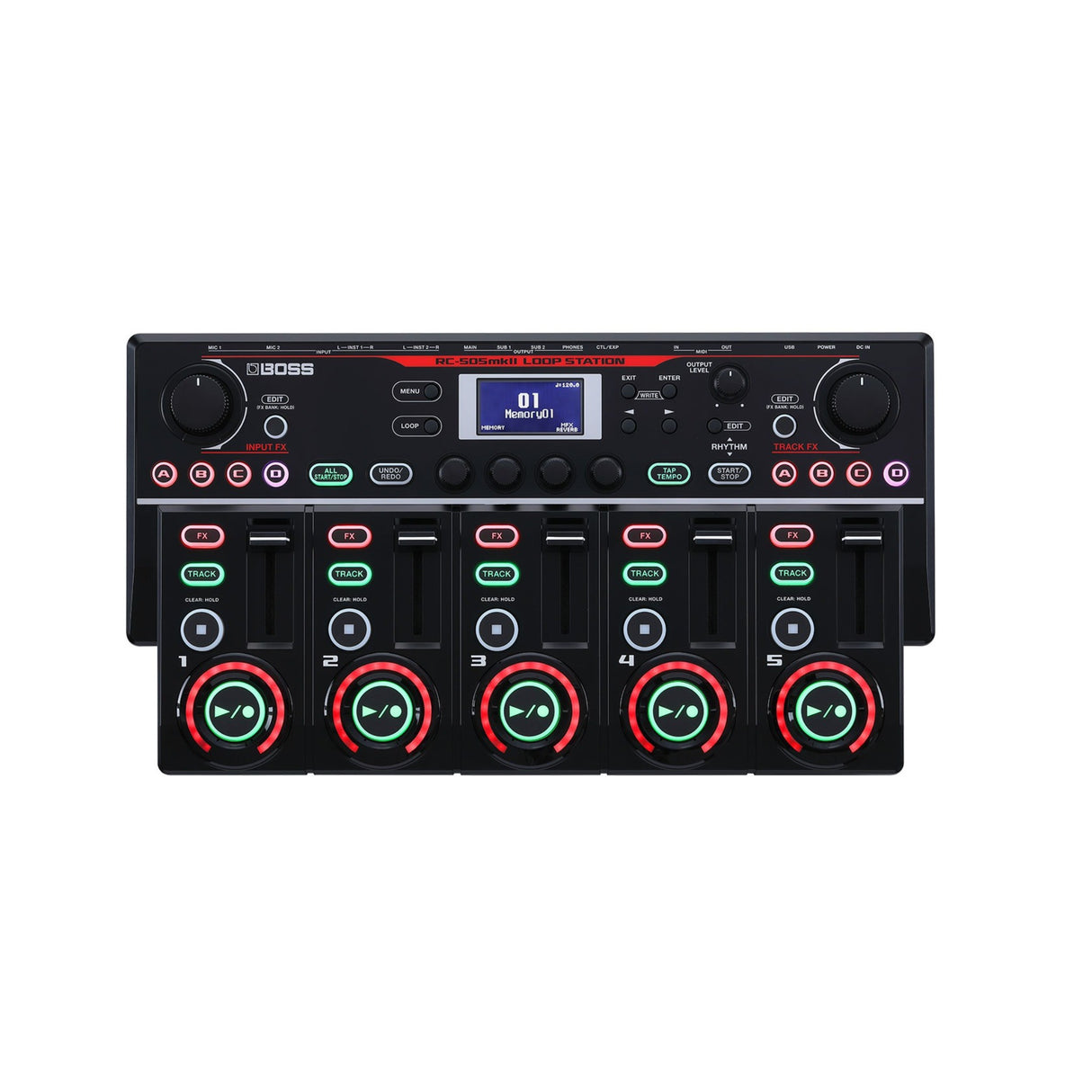 BOSS - BOSS RC-505mkII Loop Station — 5-Track Tabletop Looper - RC-505MK2