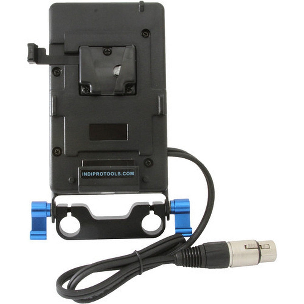 IndiPRO PDV4XLR V-Mount Plate with 4 Pin Neutrik XLR Connector