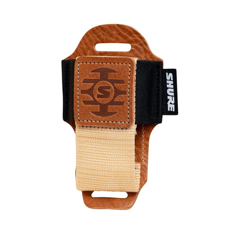 Shure Premium Leather Wireless Bodypack Transmitter Pouch - Tan