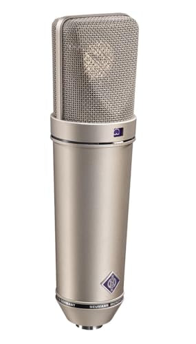 Neumann U 87 AI Multi-Pattern Mic with K67 Capsule Omni Cardioid and Figure 8 Patterns Pad and Filter in Woodbox Nickel