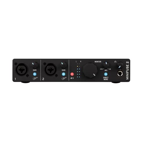 Arturia MiniFuse 2 USB-C Audio Interface Black