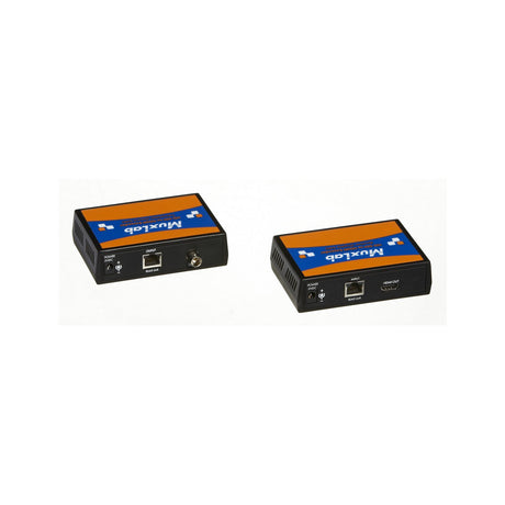 MuxLab LongReach 3G-SDI to HDMI  500716 | 3G SDI HDMI Long Reach Video Extender Kit Cat5e/6 RJ45 Plug Cable Signal Detect Transmitter and Receiver