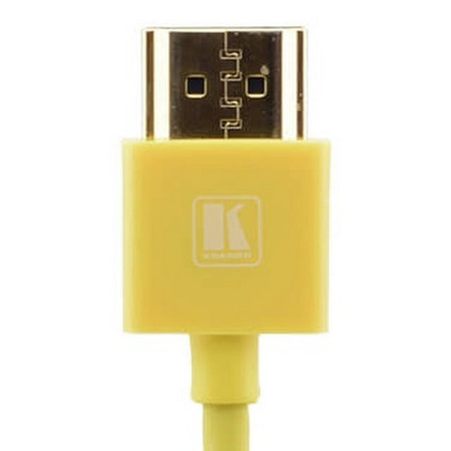 Kramer C-HM/HM/PICO/YL-3 3 Foot Ultra Slim High Speed HDMI Cable Yellow