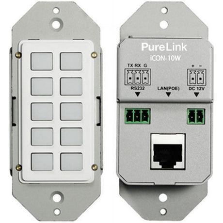 PureLink iCON-10W iCON 10W 10 Button Programmable LAN/RS232 Controller