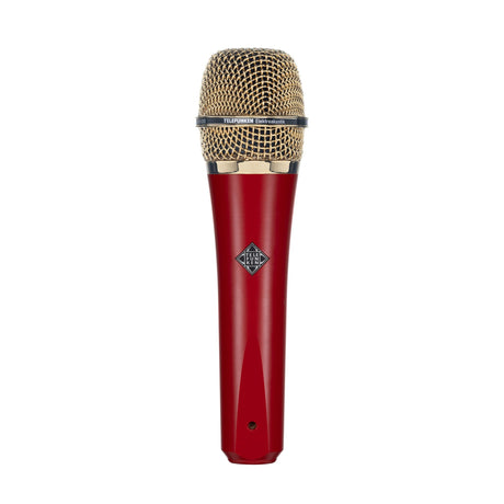Telefunken M81 Supercardioid Handheld Dynamic Microphone Red with Gold Grille